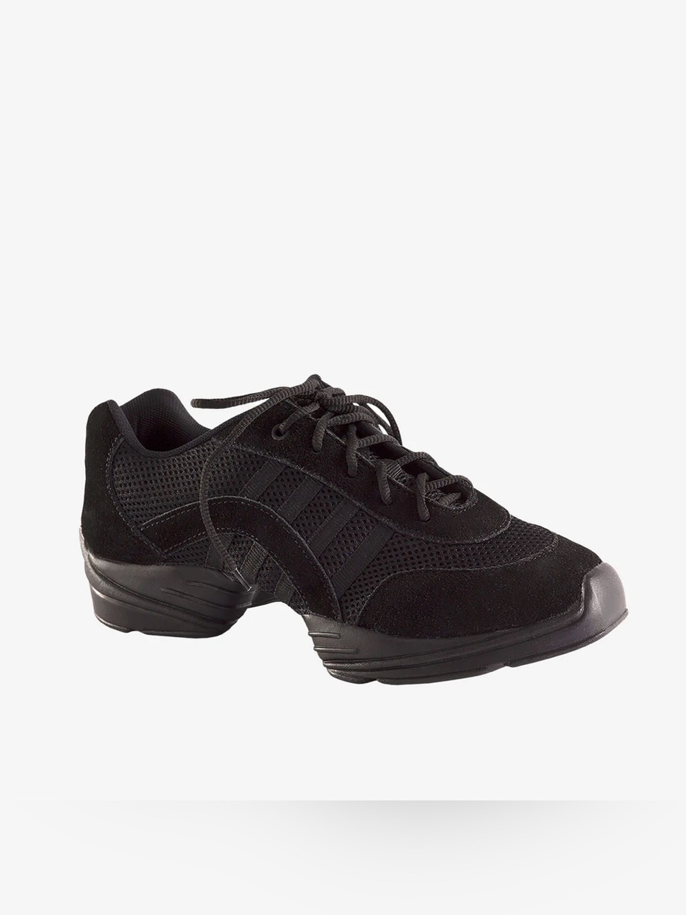 SoDanca - Split Sole Black Dance Sneakers